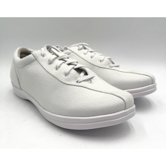 NEW Apex CANVAS Women's Orthopedic Sneaker White US Size 11 Medium NIB - Picture 1 of 11